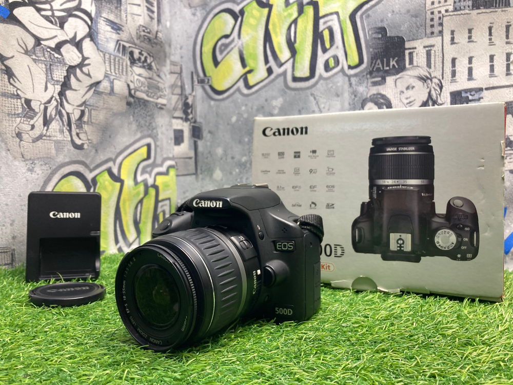 Canon 500D Kit 18-55mm 3.5-5.6 ll (16.500 кадров)