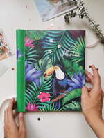 Фотоальбом на 10 магнитных листов 23х28 см, внутр. спираль belle fleur Тукан