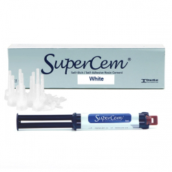 SuperCem (ЧамСуперЦем) постоянный композитный самопротравливающий цемент с двойным отверждением, для фиксации коронок и мостов DentKist