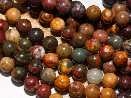 Нить бусин из яшмы 6,5мм