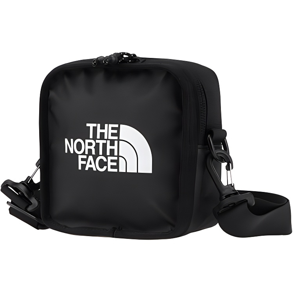 THE NORTH FACE 2.3L Crossbody One Shoulder Outdoor Bag PVC Pure Black Unisex