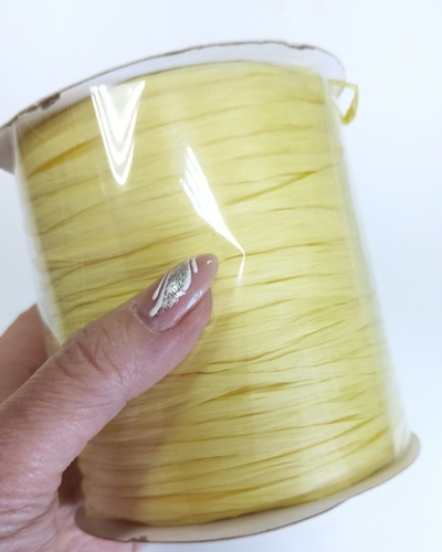 Рафия ISPIE однотонная Dahilla yellow
