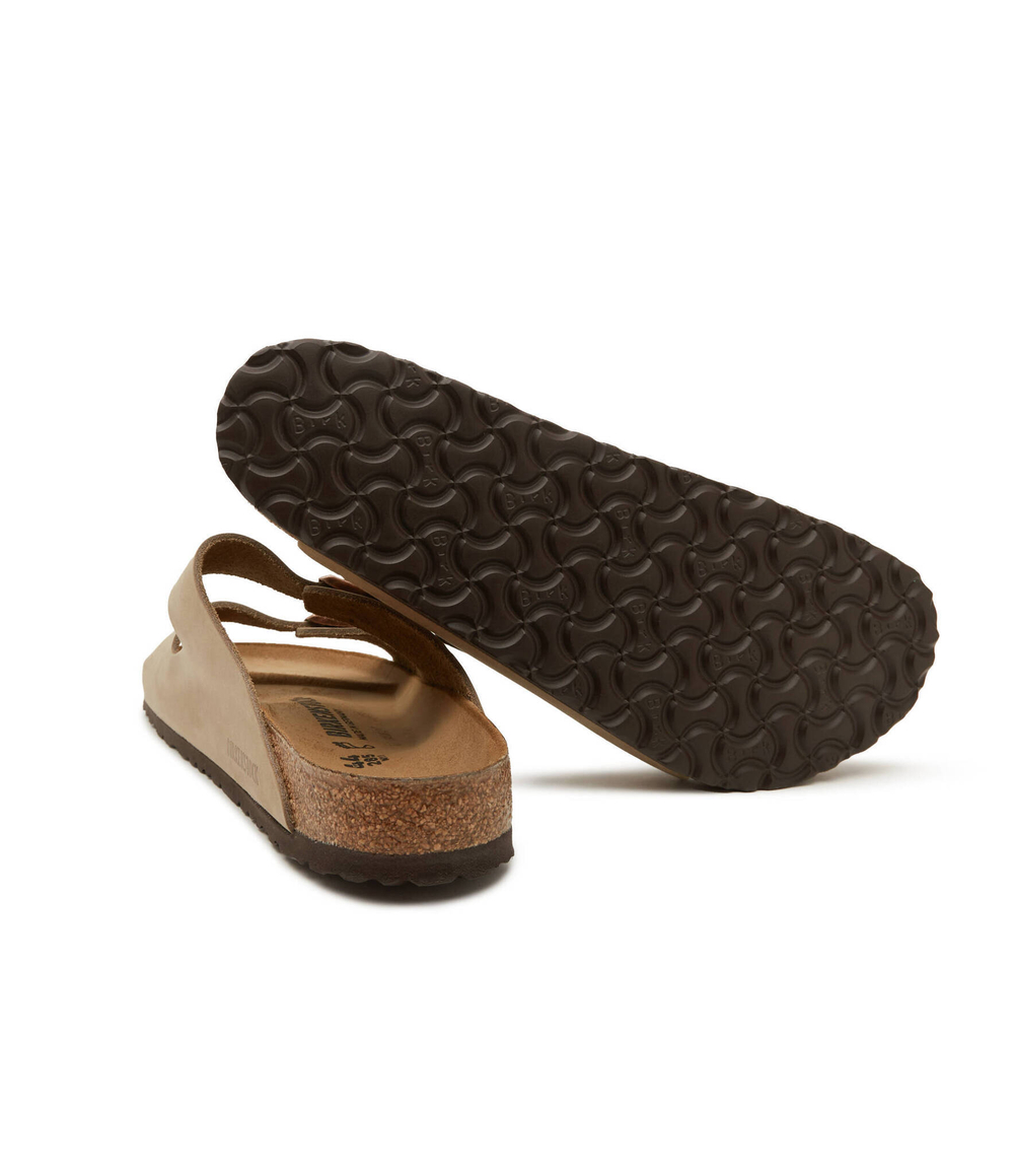 Кожаные шлепанцы arizona leoi Birkenstock - бежевый(352201)