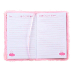 Блокнот детский Basir, формат А5, серия "Зайчик", переплет с мехом, 21*15 см, 65 листов, 4 цвета ассорти