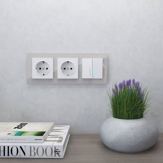 Рамка на 3 поста Werkel Favorit дымчатый W0031117 4690389159862