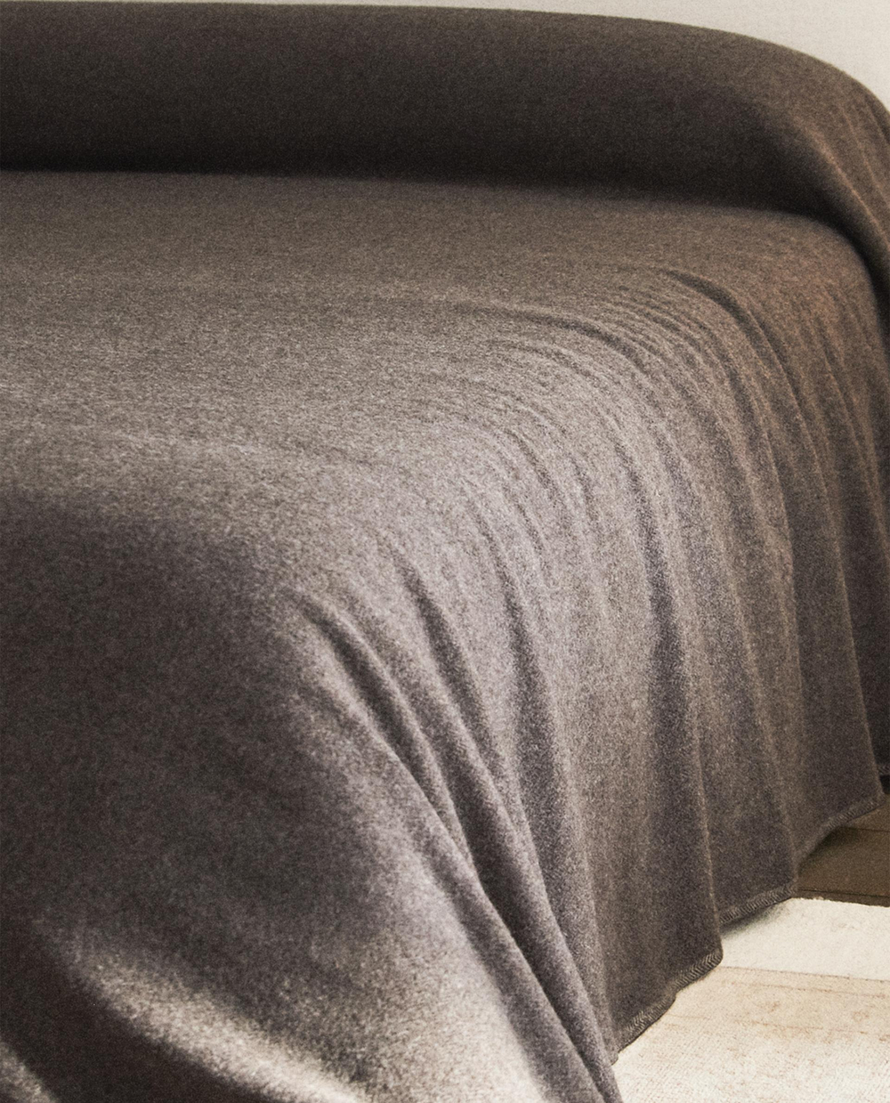 Zara Home покрывало из шерсти, серый
