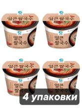 Лапша Daesang рисовая острая с пряным вкусом 92 г, 4 шт