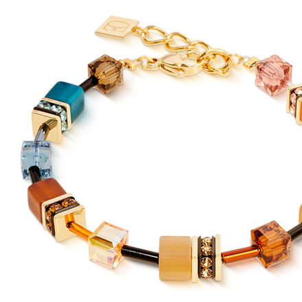 Браслет Coeur de Lion Brown-Petrol 2838/30-1131