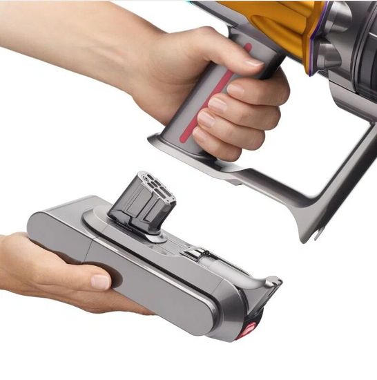 Беспроводной вертикальный пылесос Dyson V15s Detect Submarine (SV47) (Yellow/Nickel)