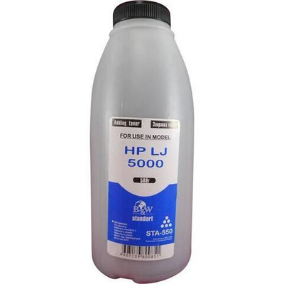 Тонер для картриджей HP C4129X, Canon EP-65 (500г) Black&White Standart Россия
