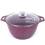 Кастрюля-жаровня 4л «Trendy style» (mystery) со стеклянной крышкой КМ-ж41tsm