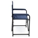 Кресло складное СЛЕДОПЫТ Комфорт, 560х470х830 мм, сталь 22 мм, синий/2/