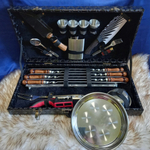 Шашлычный набор Кизляр с шампурами "Дипломат" №14, кейс из эко-кожи 30 предметов