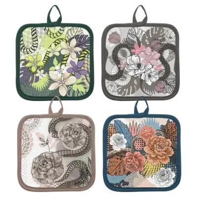 Прихватка Тайны джунглей. Размер 17. 4 диз.