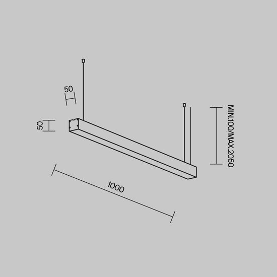 Линейный светильник Technical LL312020