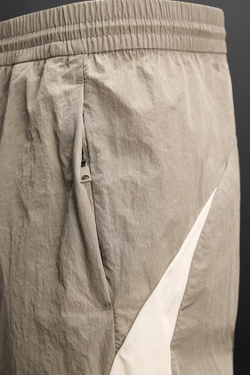 ZARA БРЮКИ-ДЖОГГЕРЫ В СТИЛЕ КОЛОР-БЛОК, ПЕСОЧНЫЙ