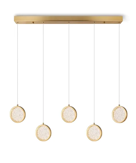 D2061-DW-L5 BRASS (1) Люстра NW