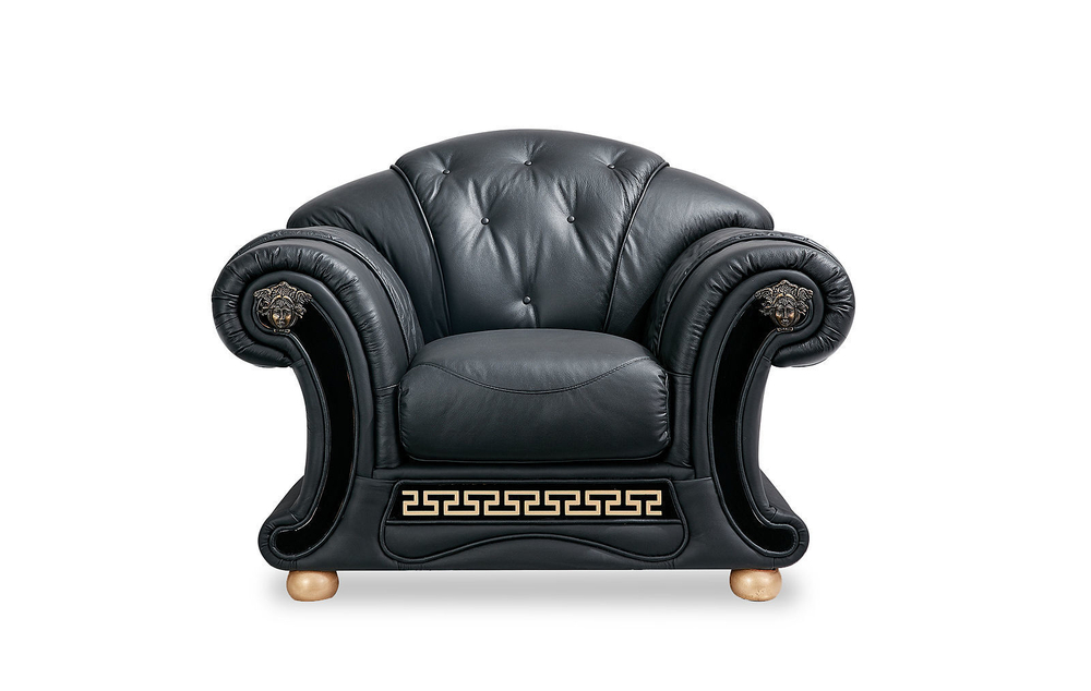 Кресло Versace черное