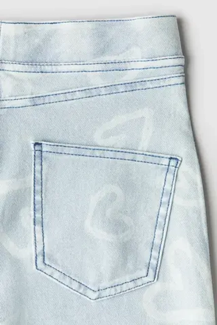 H&M Брюки широкого кроя, голубой