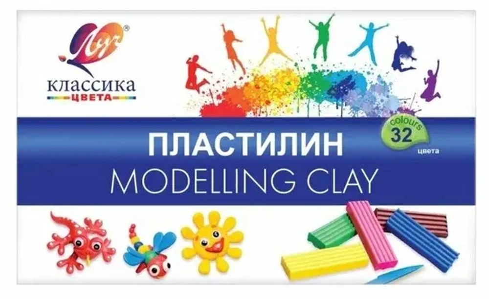 Пластелин 32 цвета Луч 31С-2065-08