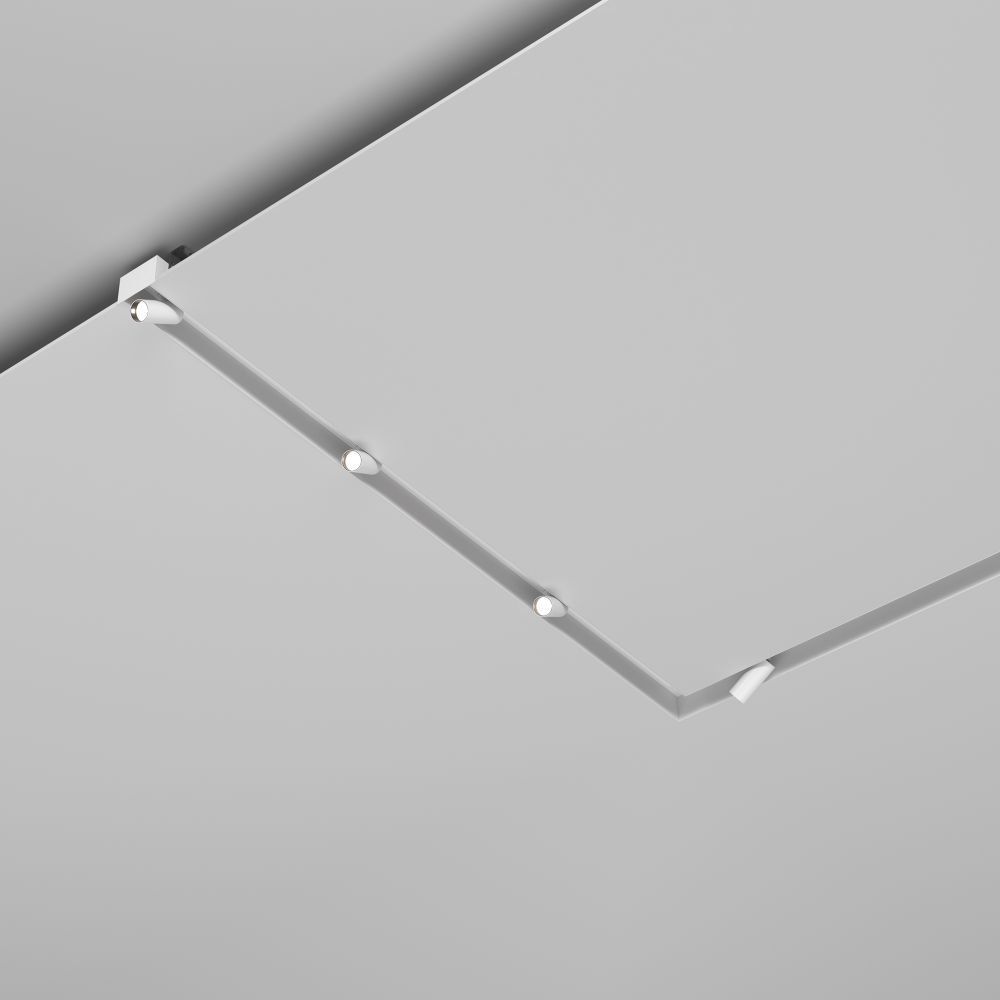 Профиль для ниши скрытого монтажа в гипсокартонный потолок Maytoni ALM-11681-PL-W-2M