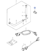 Коннектор для промывки системы охлажд. Suzuki DF20-DF250