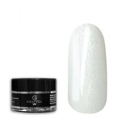 Grattol Camouflage Gel White Glow 02 - Гель молочный с шиммером, 15 мл
