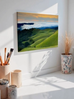 Картина на стену 40 X 50 Зеленые горы