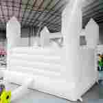 Белоснежный надувной батут - фотозона и реквизит для свадебных торжеств и праздников, 4*3*2,75 м
