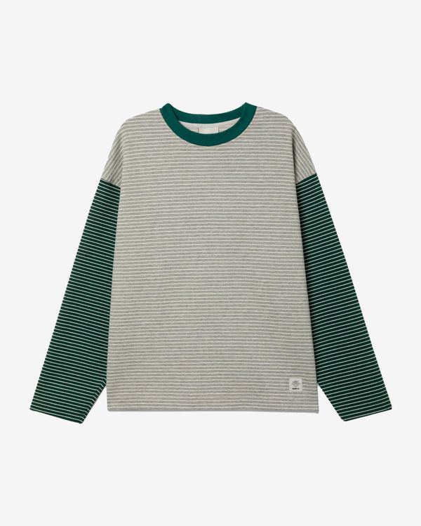 Толстовка SW Striped Grey/Green - фото 1