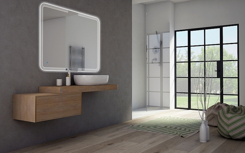 Консоль под раковину Cezares Tavolone 90 41581 Rovere tabacco