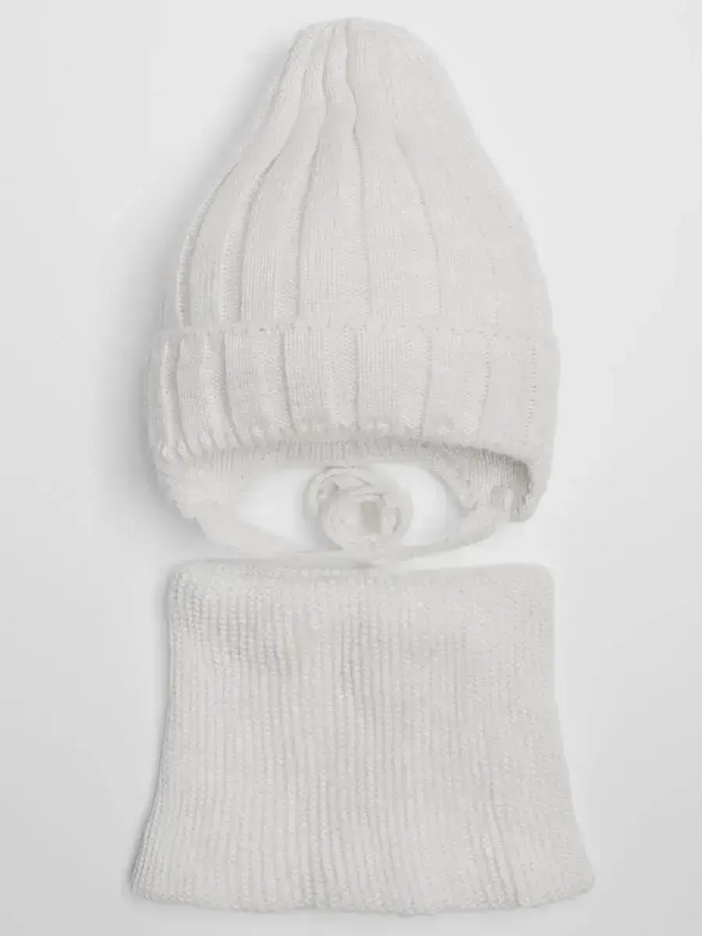 Шапка детская осенняя со снудом