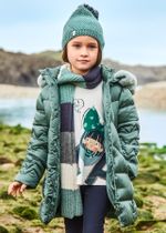 шапка с шарфом