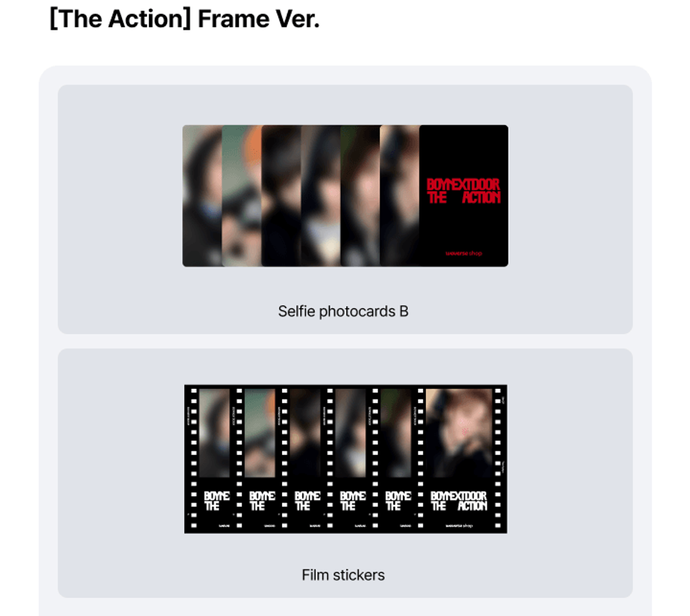 Альбом BOYNEXTDOOR - The Action (Frame Ver.)