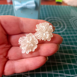 Серьги-пуссеты Ромашки