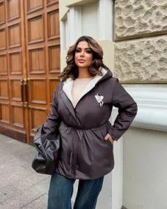 Парка с мехом УК-5467-2 Фабрика Моды