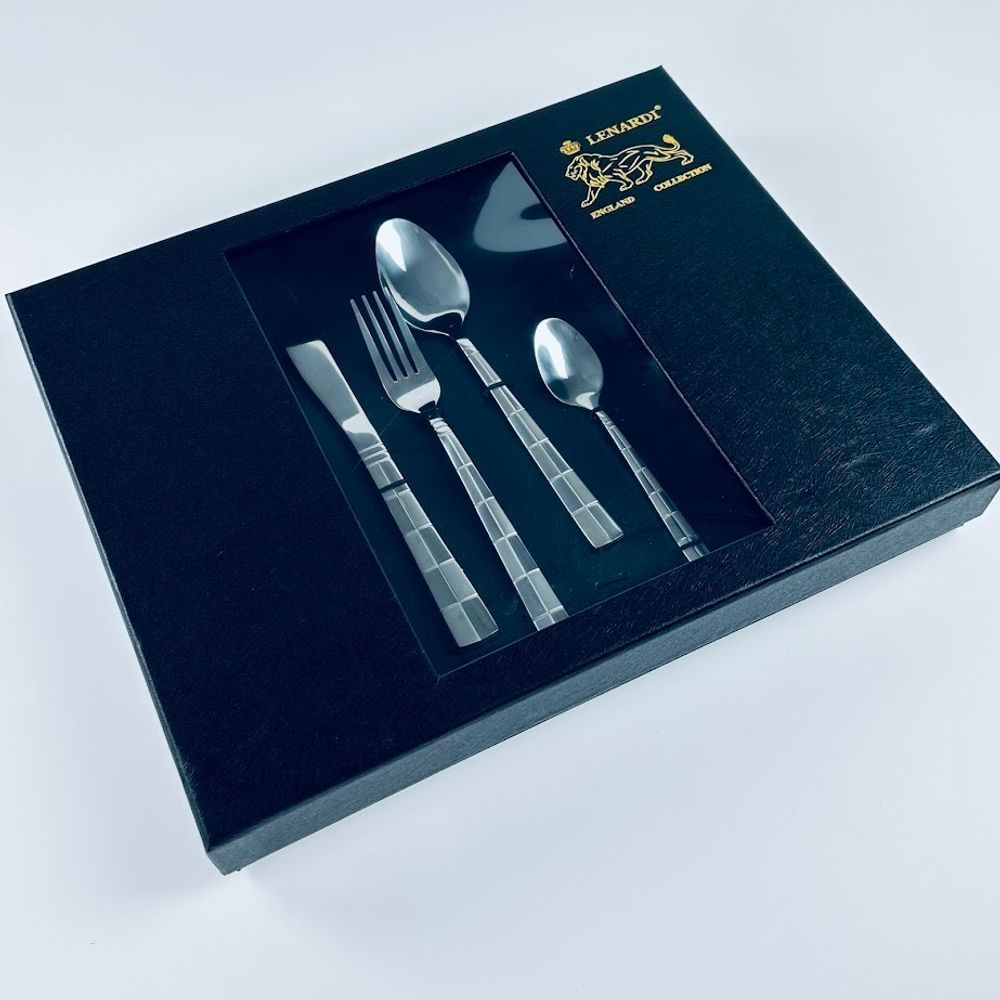 Lenardi 197-036 Набор столовых приборов 24пр. в под.уп.(х8)Металл