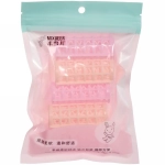 Бигуди пластмассовые с зажимом 5шт «Beauty Room», цвет розовый и мятный, 7*2,8см.