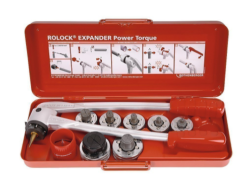 Экспандер Rothenberger ROLOCK EPT к-т, 3/8-1.3/8" (7 головок) +фреза