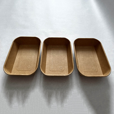 Контейнер бумажный New Soft Kraft 500мл 170х120х43 мм 1/450