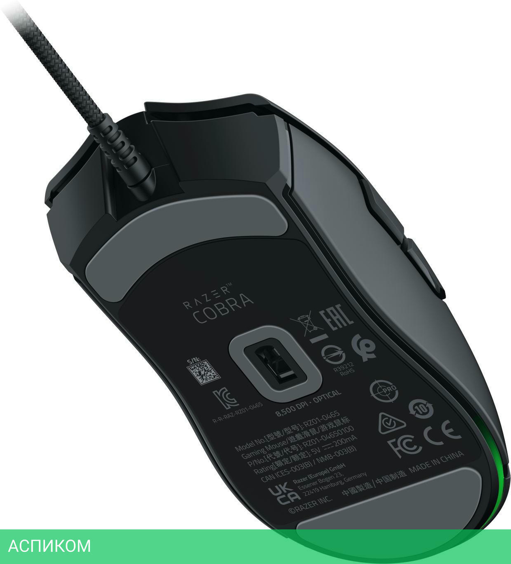 Мышь Razer Cobra черный (RZ01-04650100-R3M1)