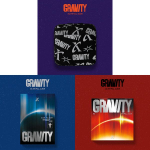 (ПРЕДЗАКАЗ) Альбом XIA (KIM JUN SU) - GRAVITY 5th Full Album 3 Version (COSMIC + ORBIT + SOLAR VER.) SET