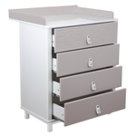 Пеленальный комод Sweet Baby Nuovo Кашемир/белый