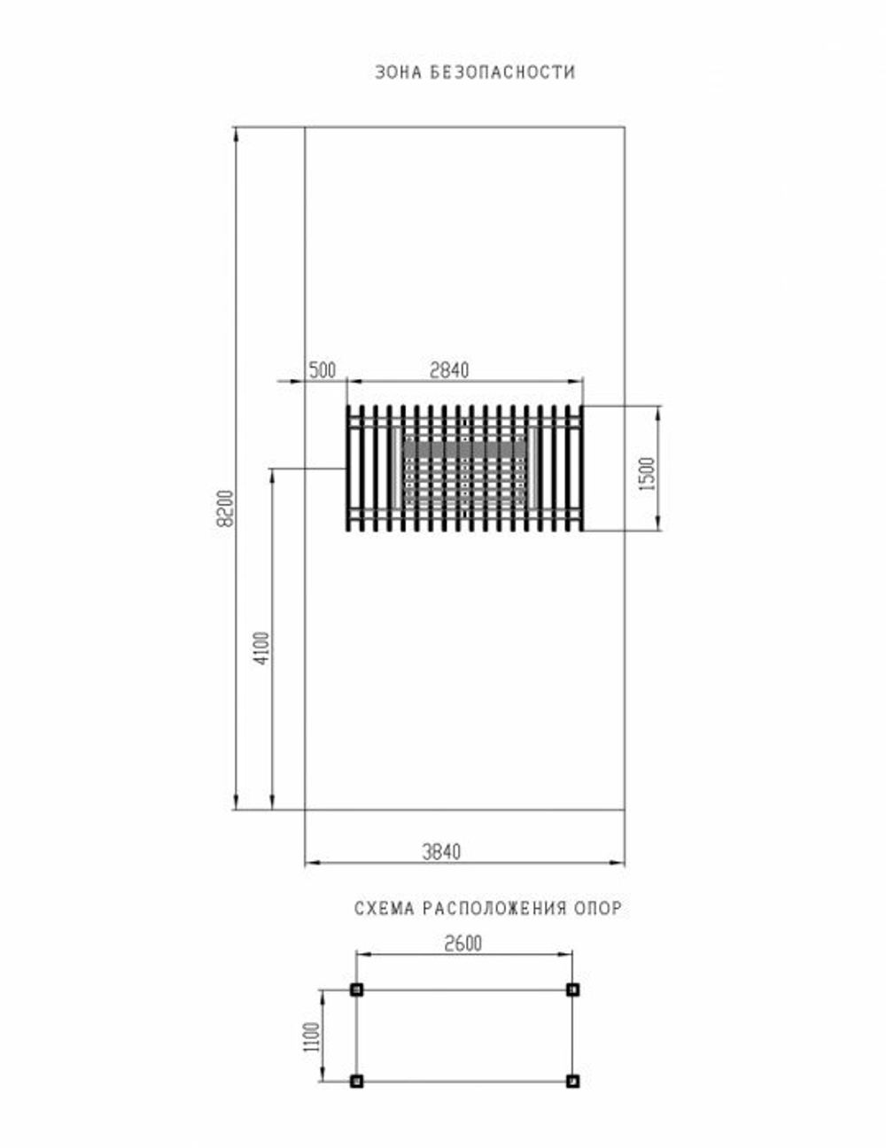 Пергола с диваном без поликарбоната МФ 78.01.02-01