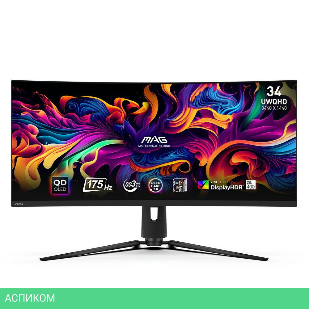 Монитор MSI Mag 341CQP Black (9S6-3DD04T-010)