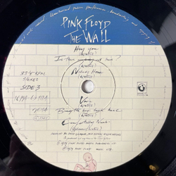 Винтажная виниловая пластинка LP Pink Floyd The Wall (Germany 1979) Another Brick In The Wall