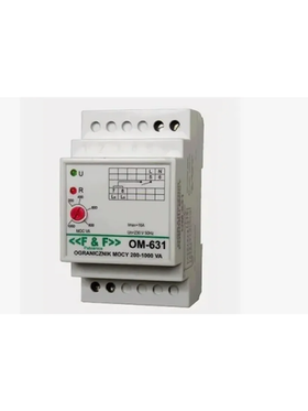 OM-631, Модуль: ограничитель мощности; 230ВAC; 1,5 2с; IP20; 35x65x90мм, F&F