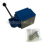 4WMM10C10/F -  Гидрораспределитель Ду 10 с ручным управлением, схема C (574), возврат - F = фиксатор