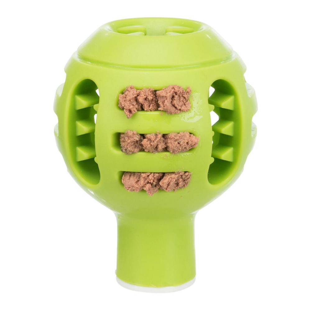 Игрушка-мяч для лакомств Trixie Lick'n'Snack Ball, размер 12x8x13см.