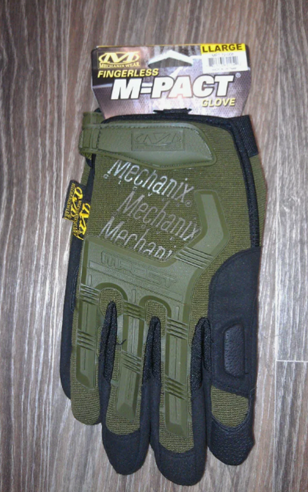Перчатки полнопалые Mechanix M-Pact (реплика). Олива